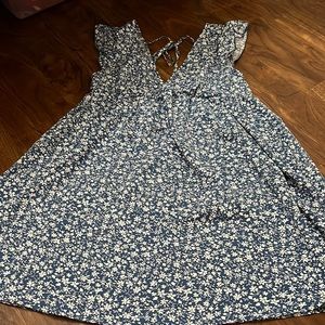 flowers pattern dress